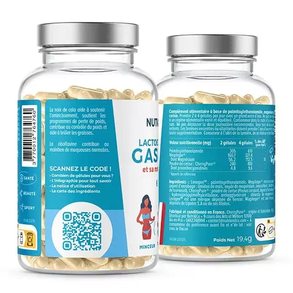 Nutri&Co Lactobacillus Gasseri Probiotique Minceur Ventre Plat 60 gélules