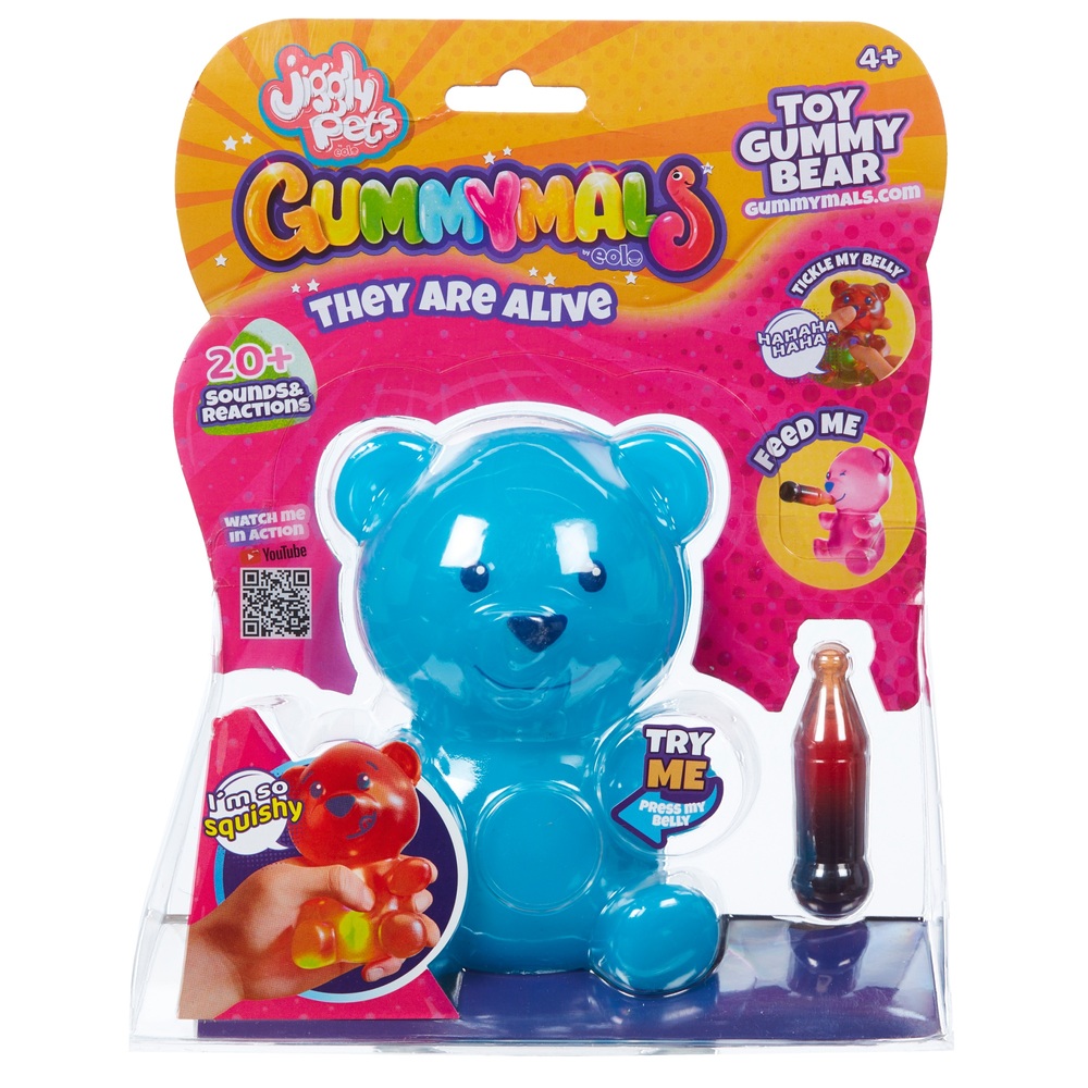 Jiggly Pets Gummibärchen mit 20 verschiedenen Geräuschen und Reaktionen