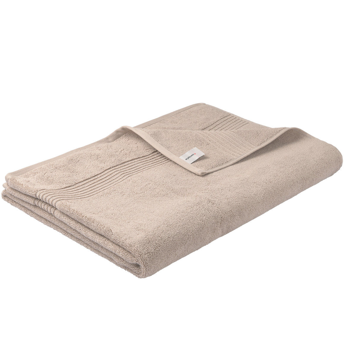 My Home Badetuch aus Bio-Baumwolle beige