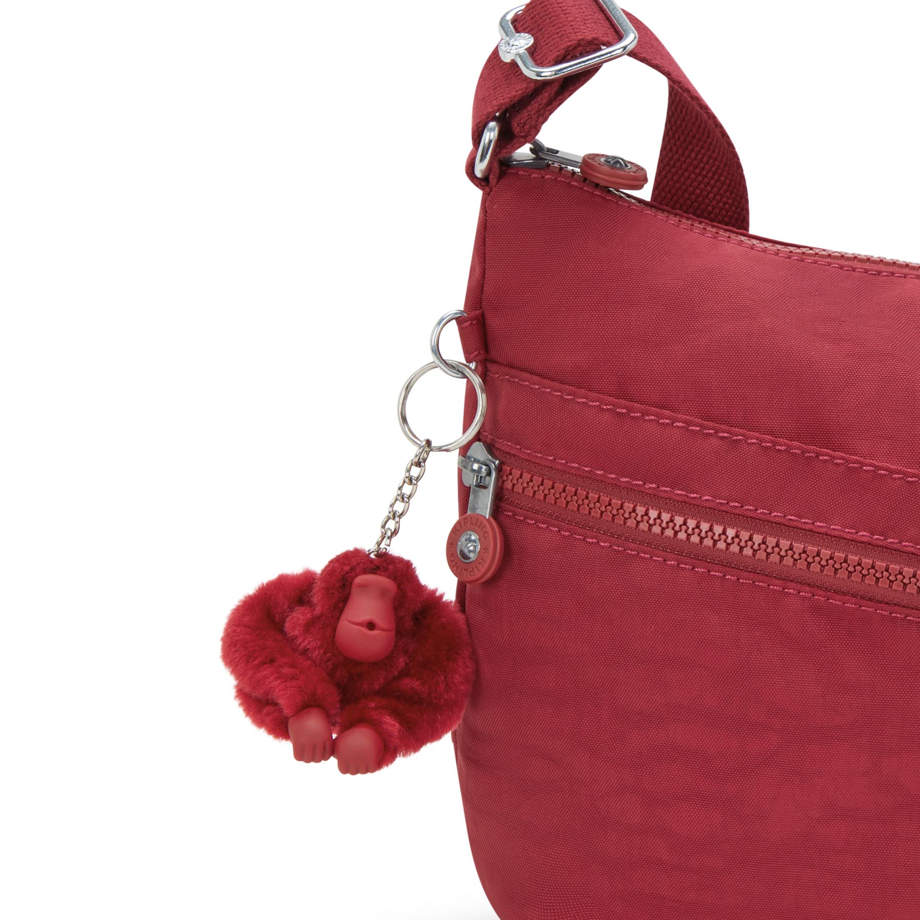 IZELLAH Sac Épaule à Bandoulière Taille Moyenne  - Funky Red