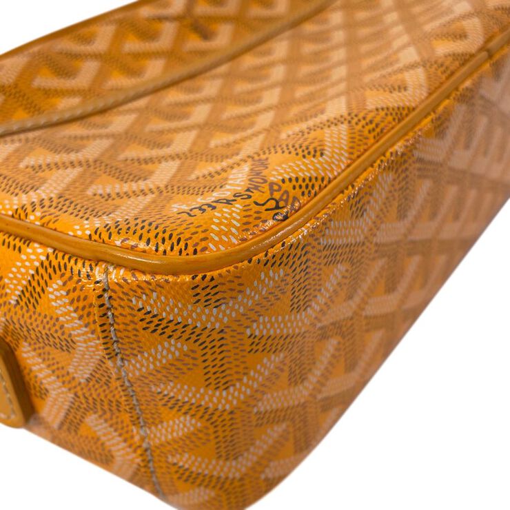 Goyard Vintage Goyard Crossbody Bag Yellow