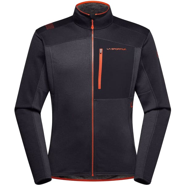 Veste polaire ski rando LA SPORTIVA ELEMENTS JKT CARBON/CHERRY TOMATO