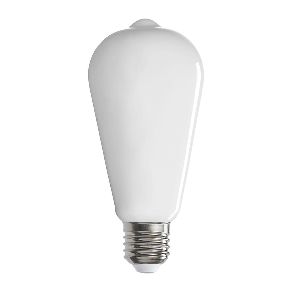 Ampoule opaline poire E27 8W