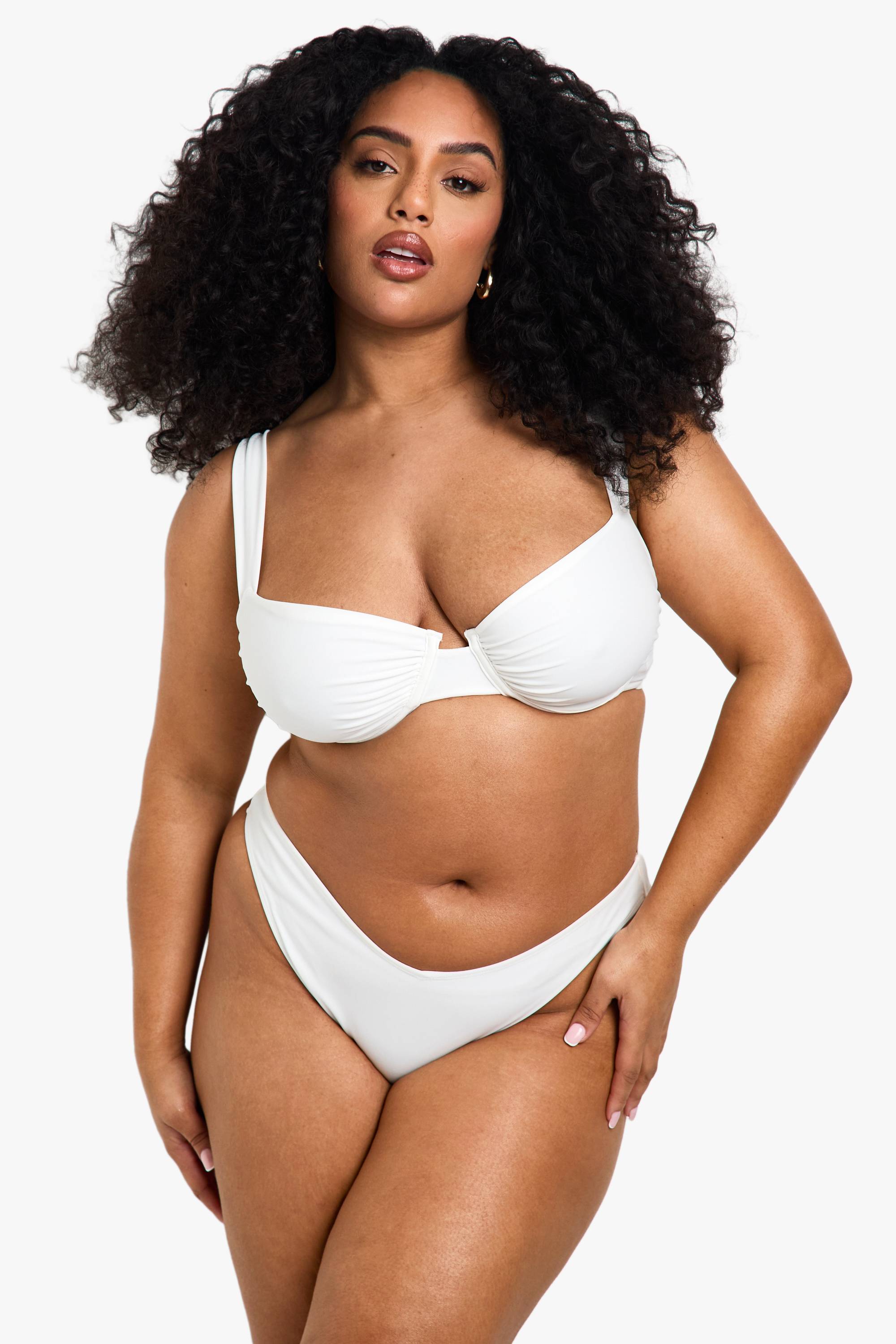 boohoo Plus Maillots de Bain Essentiels - Culotte à l'Envers en V