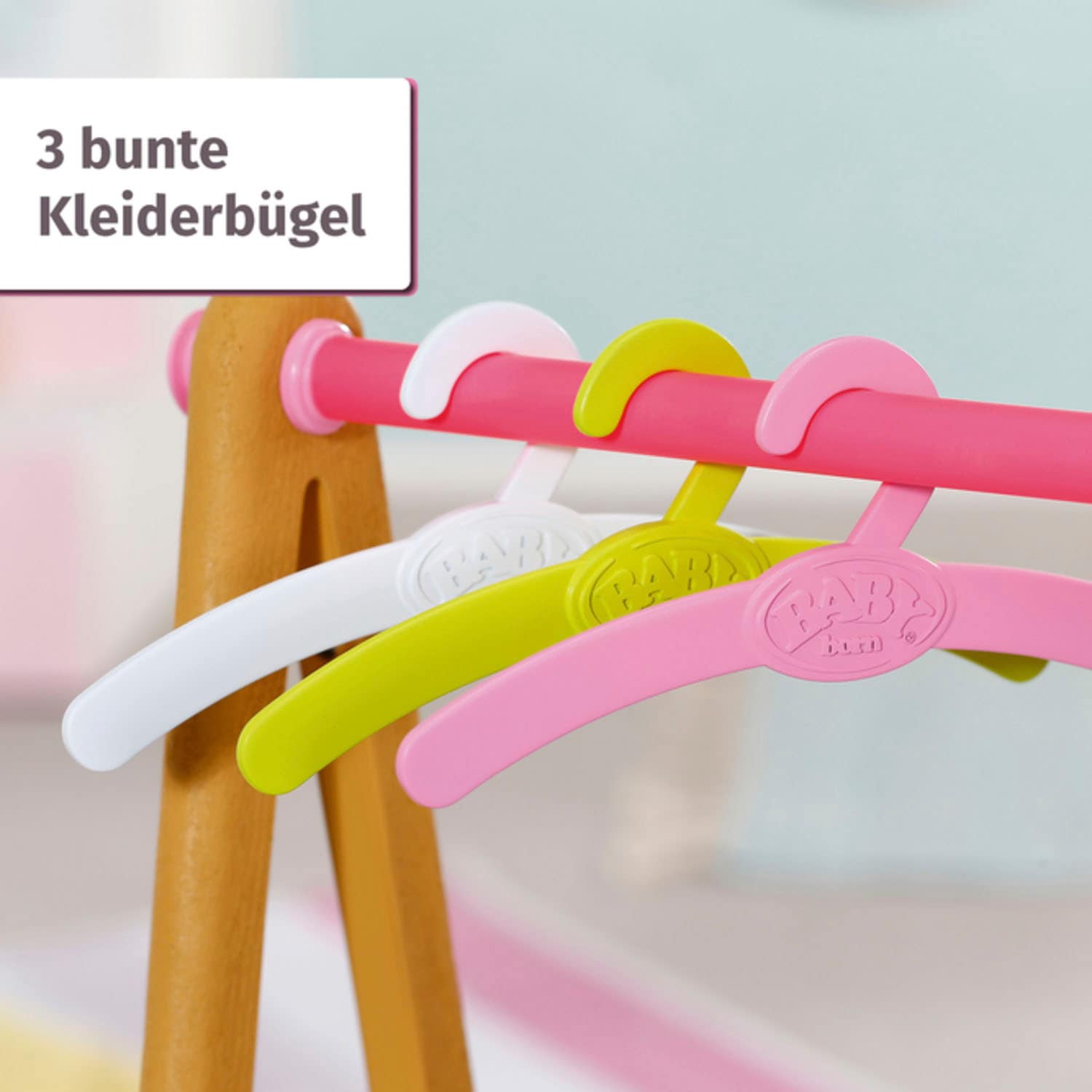 Baby Born Puppenmöbel »Kleiderstange« mit Dekohund und Spiegel