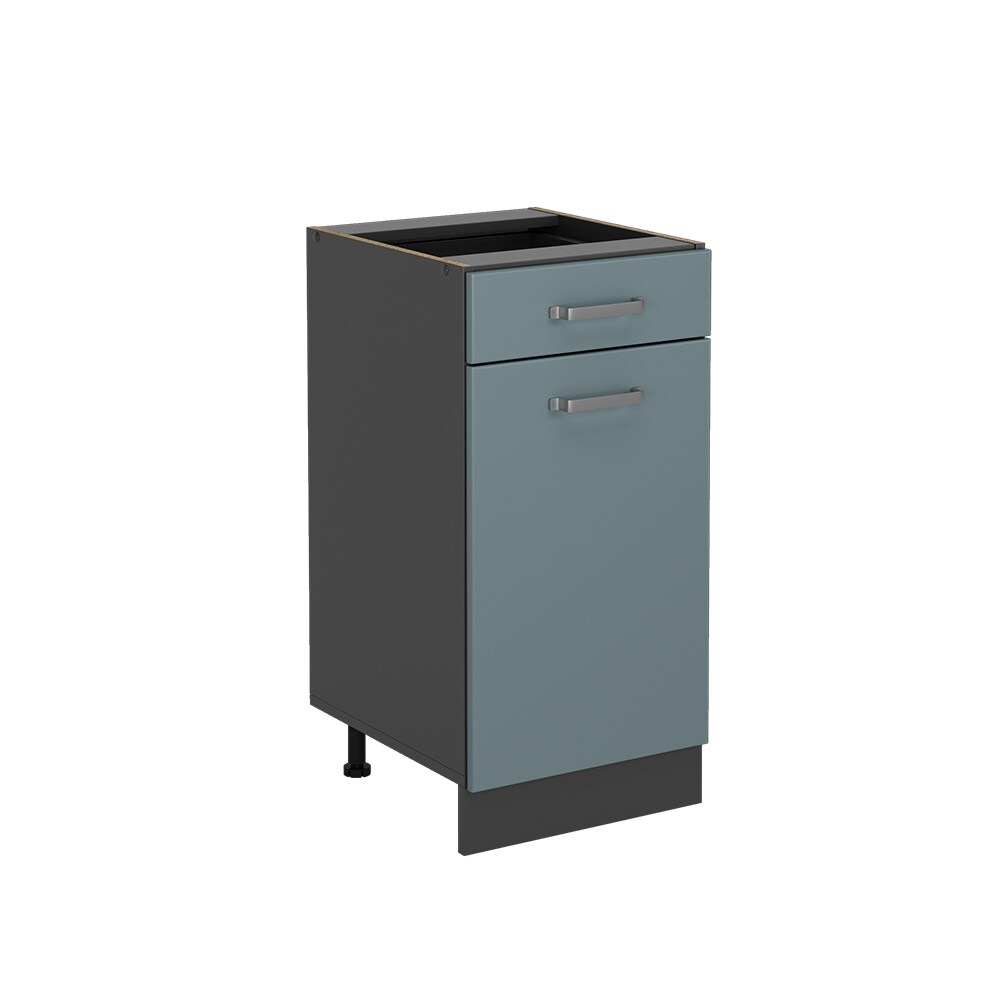 Vicco Schubunterschrank Küchenschrank R-Line Solid Anthrazit Blau Grau 40 cm modern