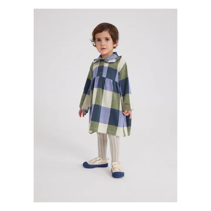 Bobo Choses Robe Flannelle Carreaux | Vert