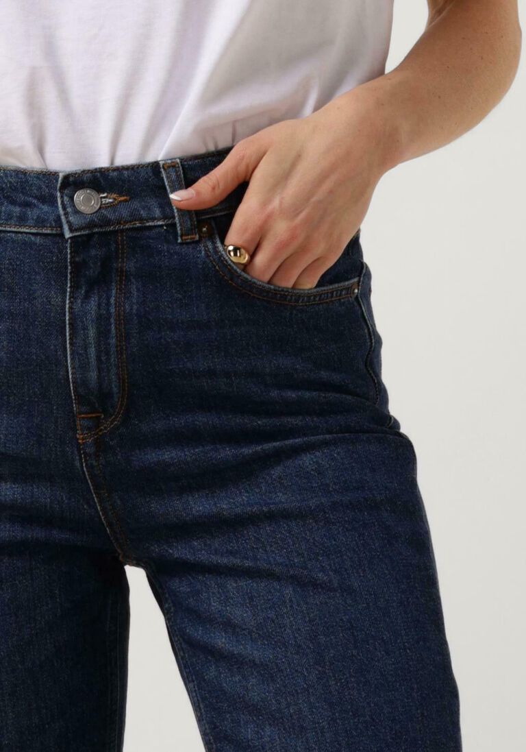 SELECTED FEMME donkerblauwe selected femme slim fit jeans slfamy hw slim row blu jeans u