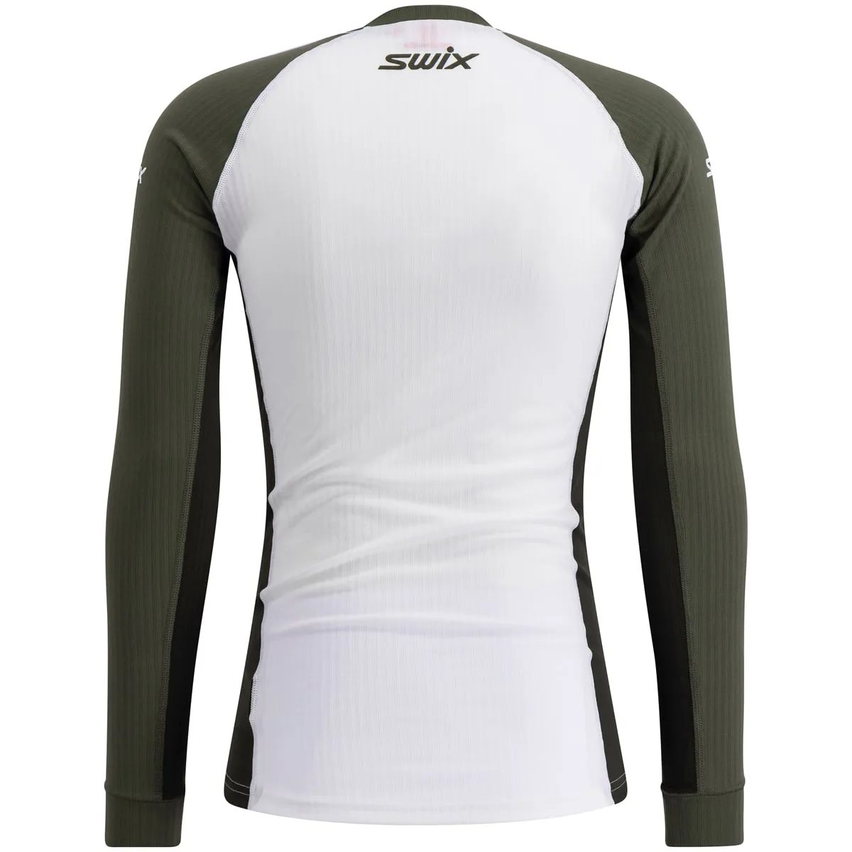 Swix Racex Classic Long Sleeve M Bright White/ Olive