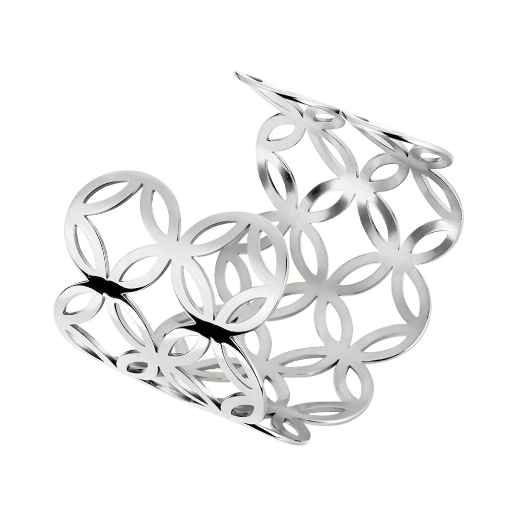 Bracelet Jonc Danyl Acier Blanc