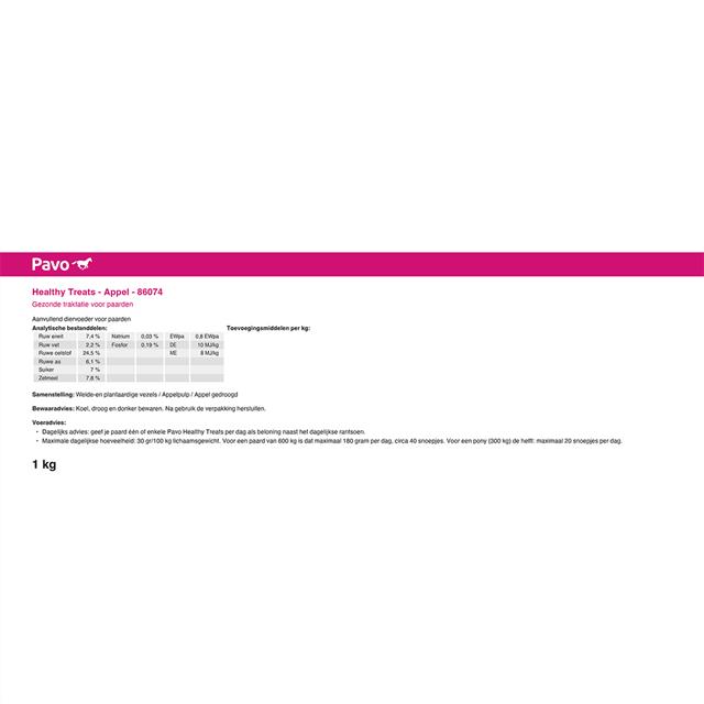 Pavo Healthy Treats Appel