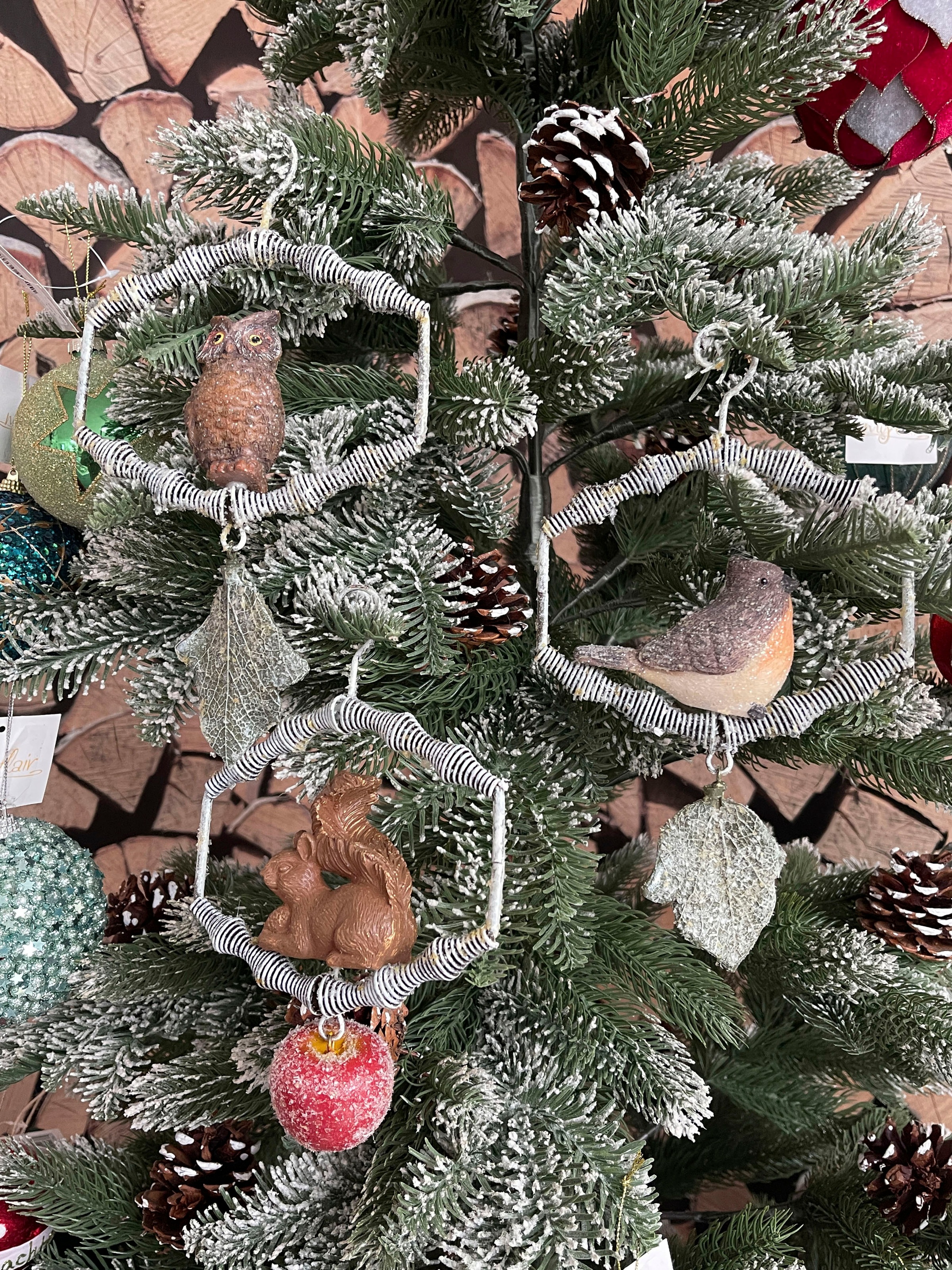 Myflair Möbel & Accessoires Dekohänger »Weihnachtsdeko« mit Tierfiguren, Länge ca. 24 cm