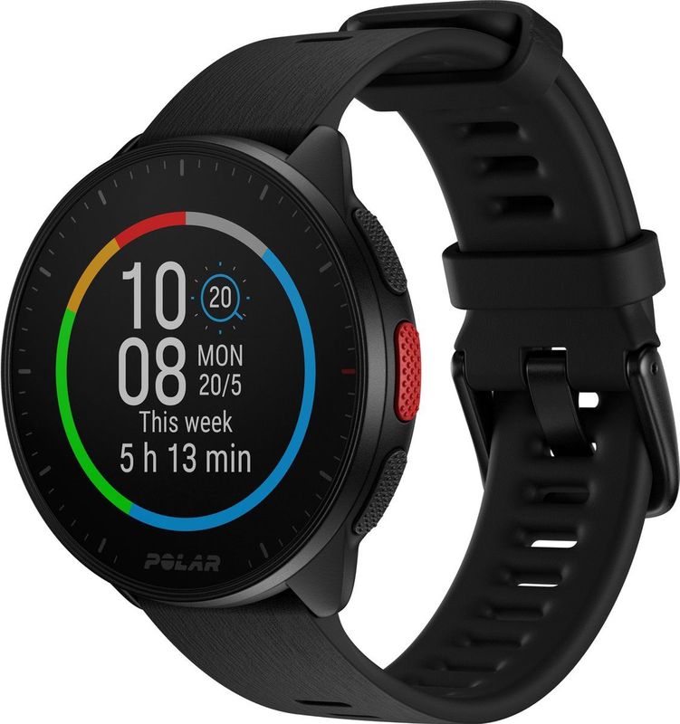 Polar Pacer -  GPS Hardloophorloge -  Night Black - Maten S-L