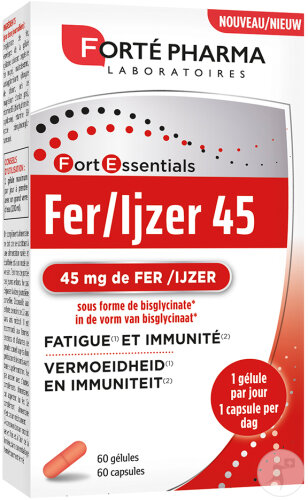 Forté Pharma Fer 45 Fatigue Et Immunité 60 Gélules
