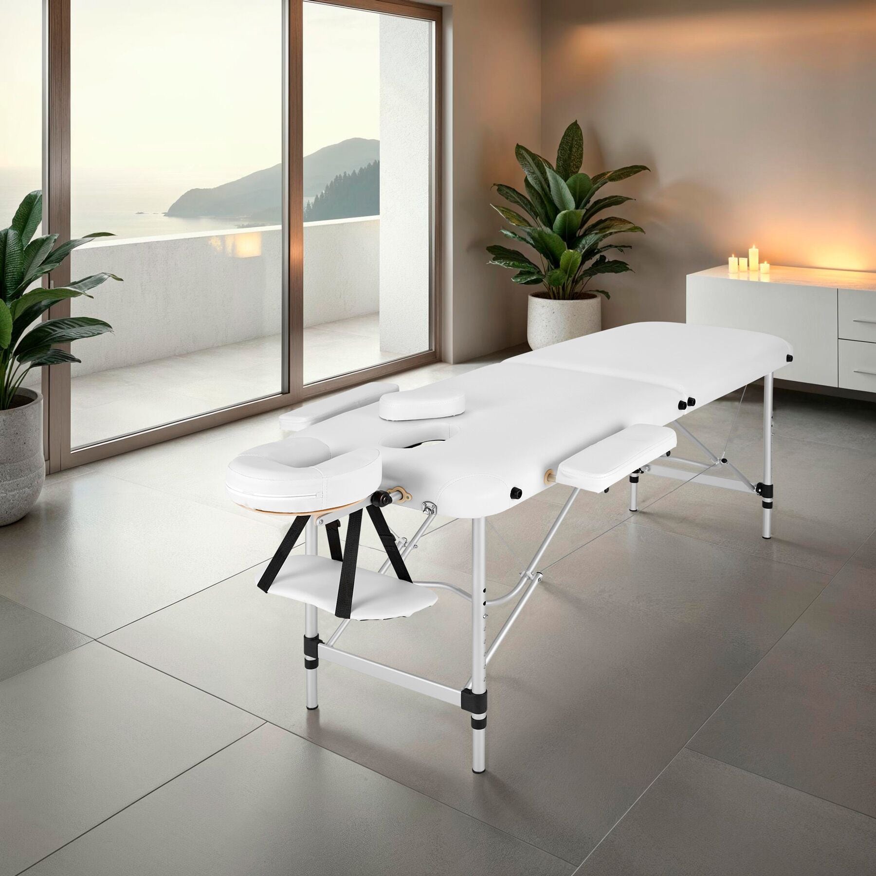 2 Zonen Massageliege-Set