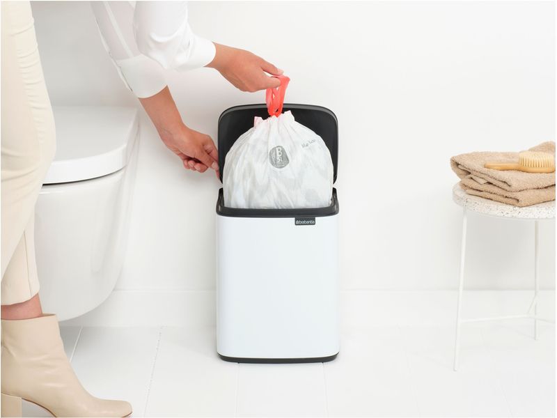 Brabantia Kosmetikeimer Bo Waste Bin 7 l, Weiss Mülleimer