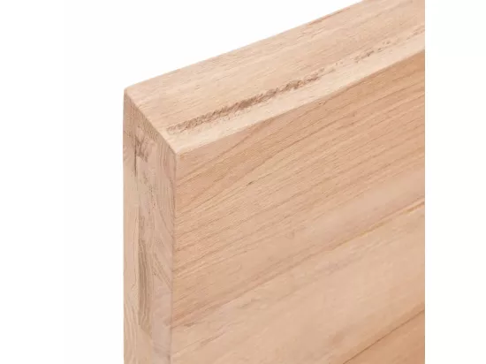 Comptoir de salle de bain marron 40x50x(2-6) cm bois traité