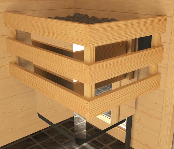 Weka Sauna Valida mit Glastür