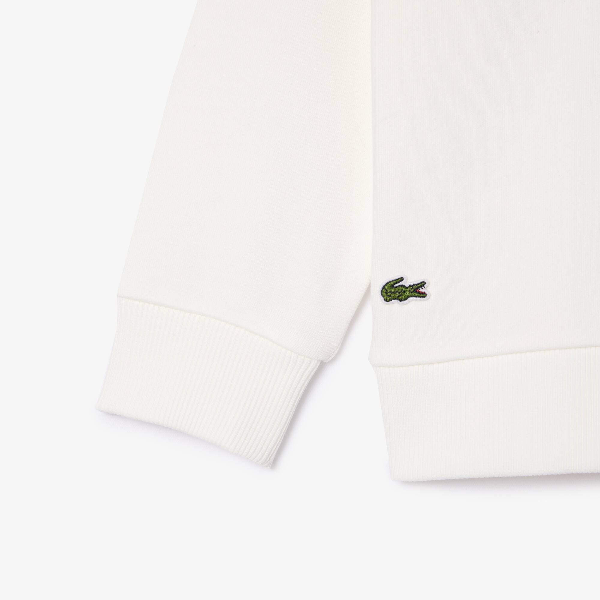 Sweatshirt à col rond en molleton avec imprimé Pullovers & Sweatshirts - Blanc - Lacoste - Enfant