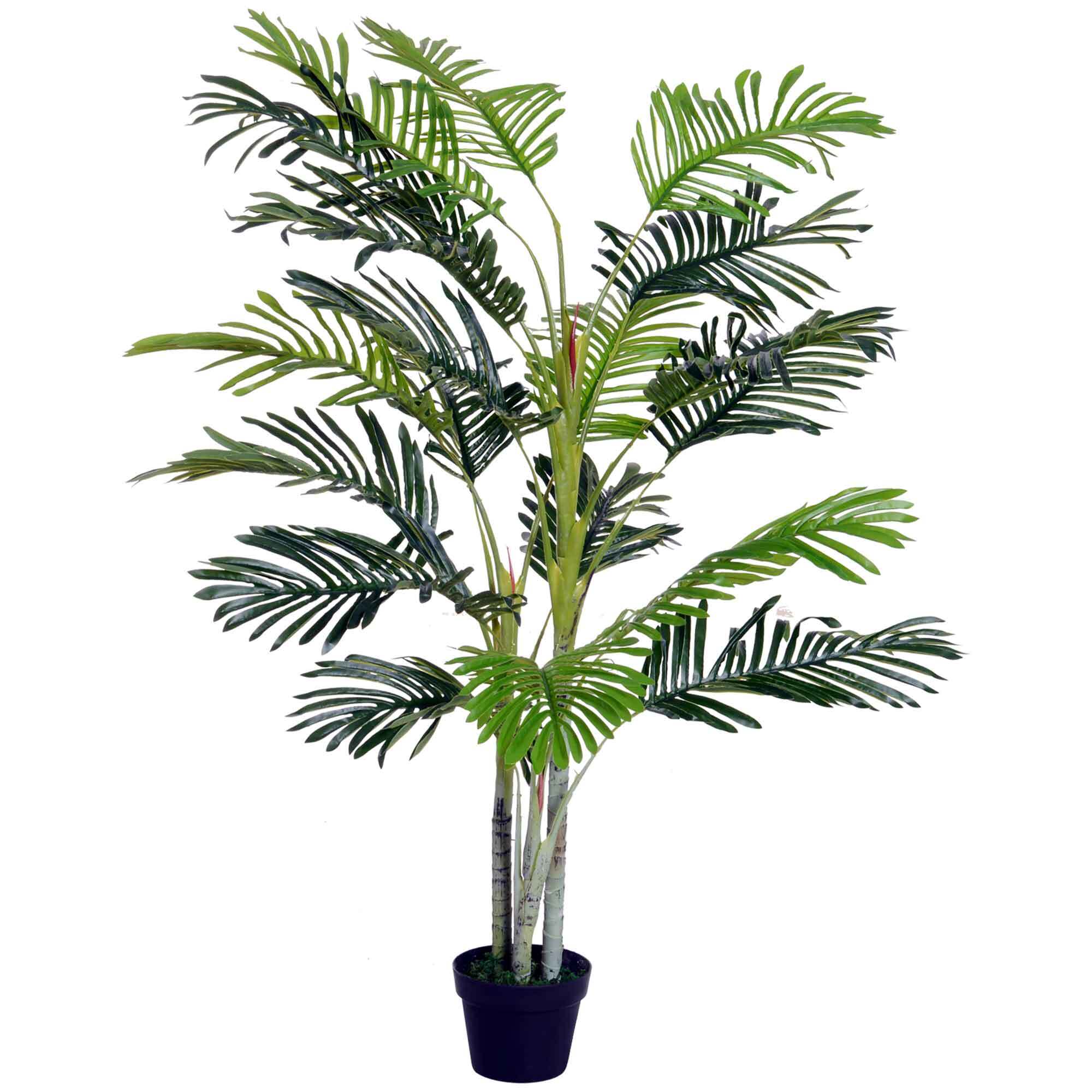 Outsunny künstliche Pflanze mit Pflanzentopf grün 18L x 18B x 150H cm