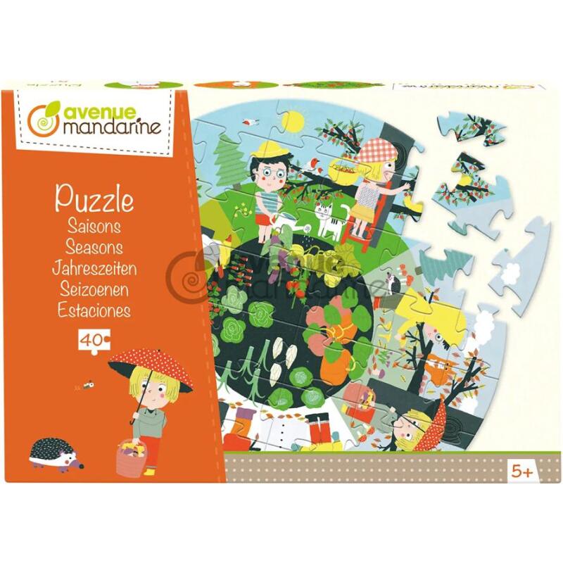 Puzzle éducatif, Les saisons - Multicolore
