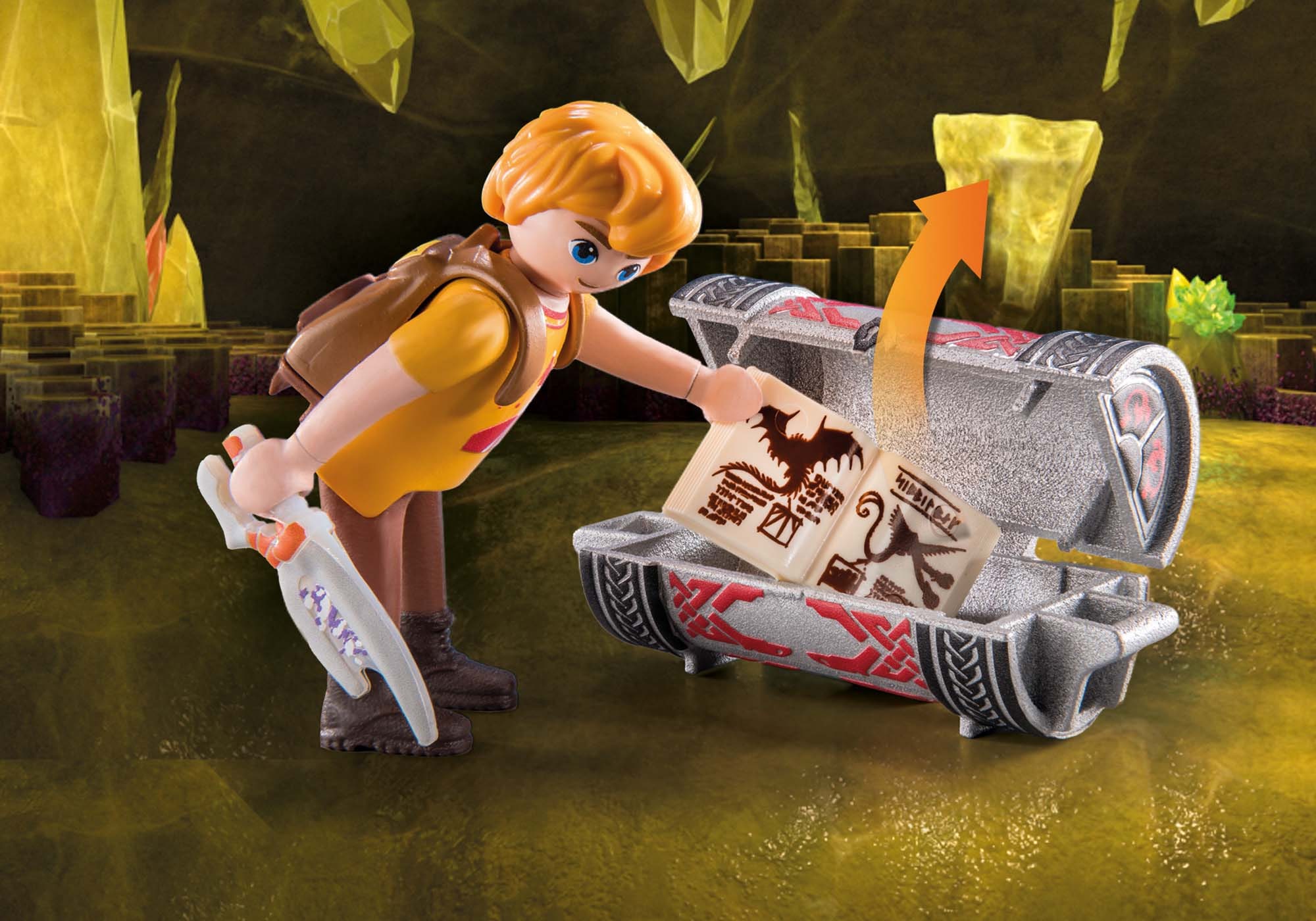 Playmobil® Konstruktions-Spielset »Dragons: The Nine Realms - Thunder & Tom (71081)« Made in Germany