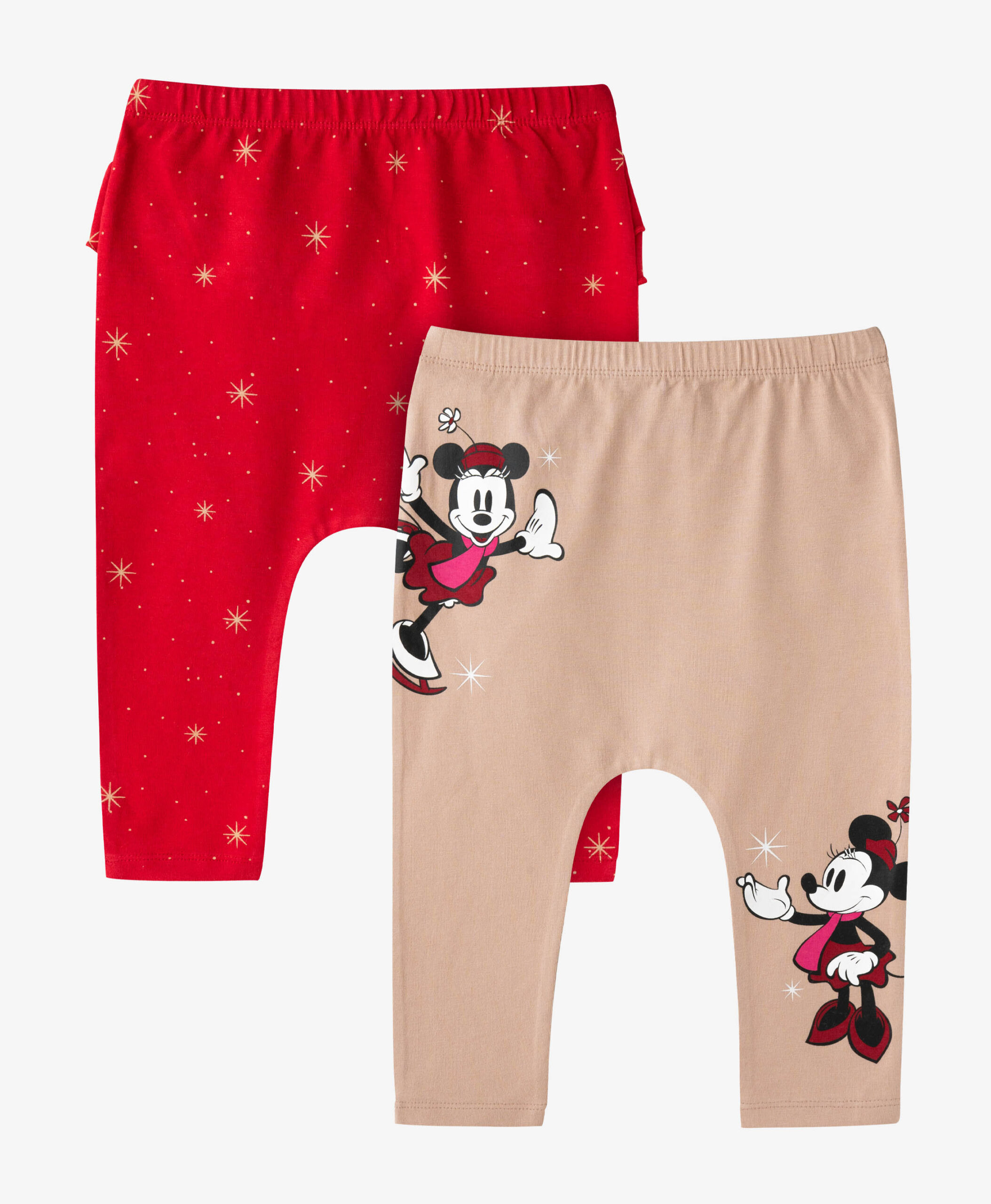 Leggings, 2er-Set, 100% Baumwolle