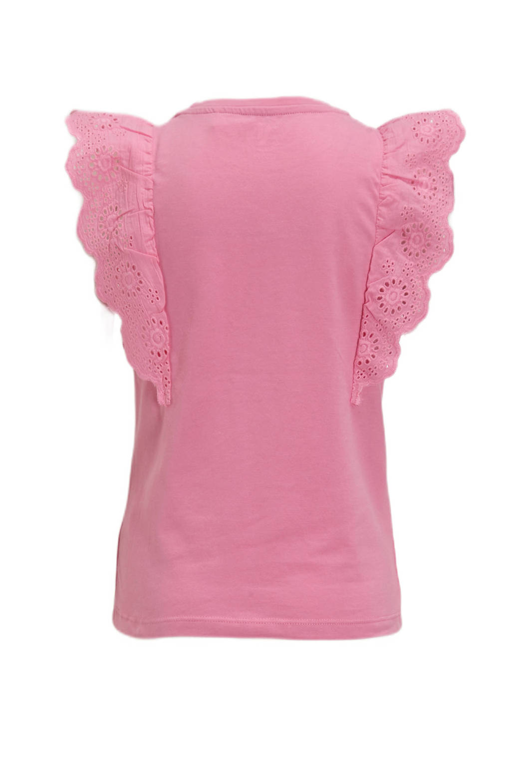 anytime T-shirt met printopdruk roze