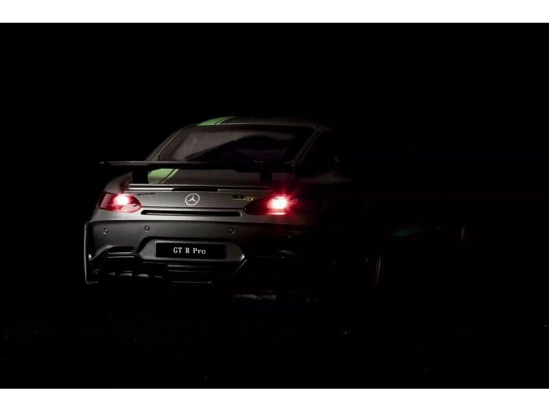 TEC-TOY Auto Mercedes-AMG GT R Pro mit Licht, Grau, 1:16 Ferngesteuerter Sportwagen mit Licht für Kinder ab 6 Jahren