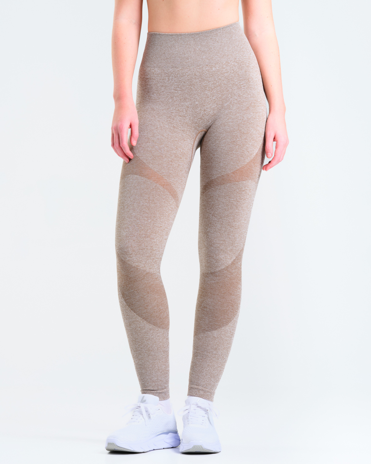 LEVITY Solar Seamless Tights Mole Brown Marl