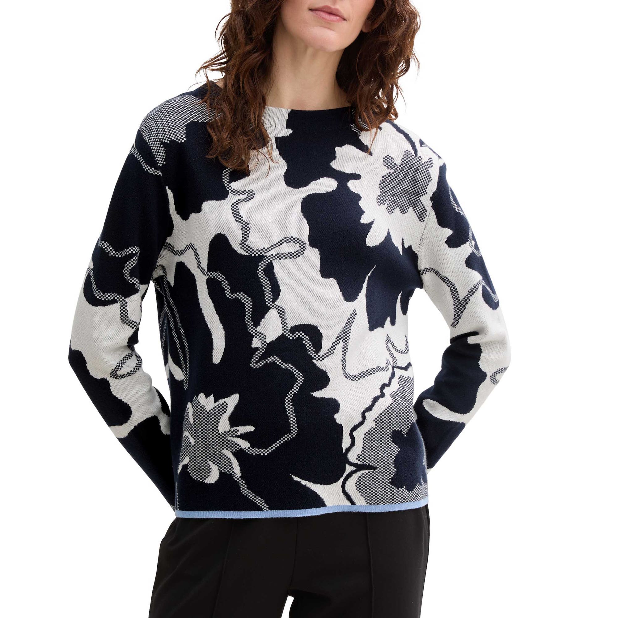 Pull Femme bleu marine