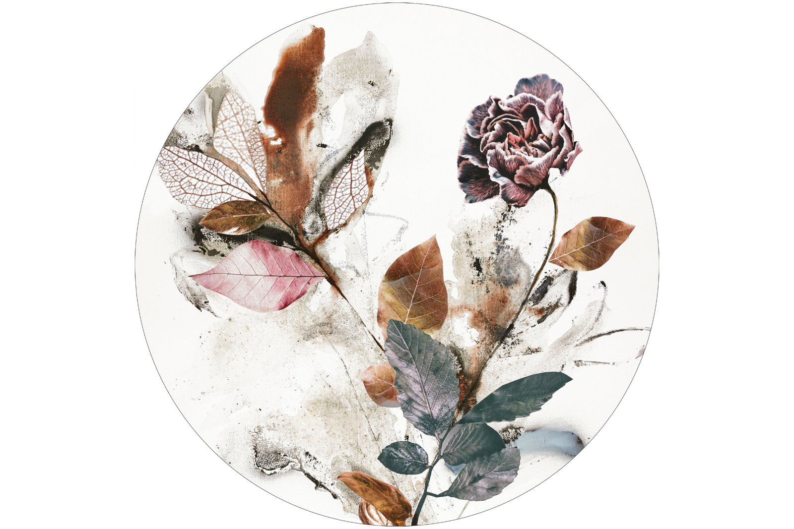 Playing Flower bilde Ø60 cm