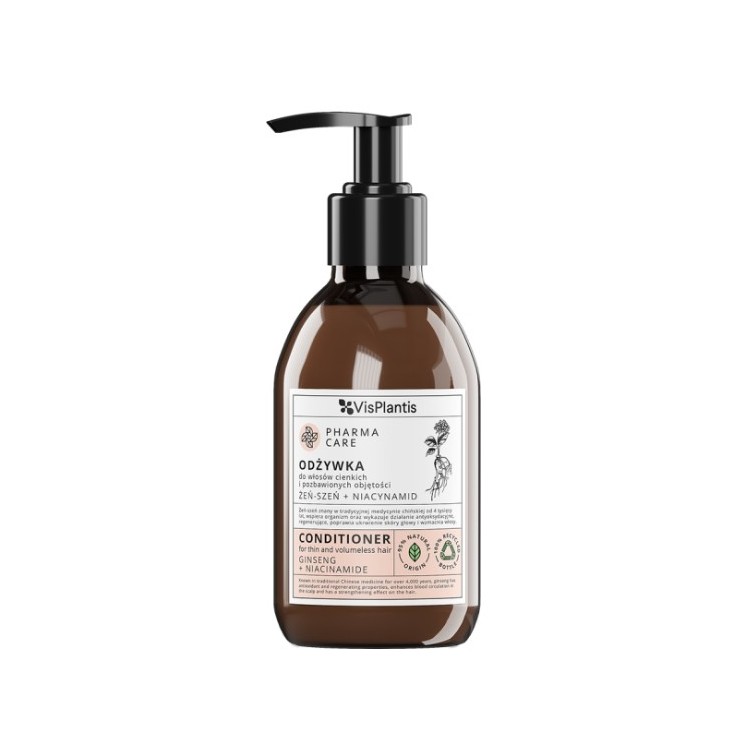Vis Plantis Pharma Care Conditioner für dünnes und volumenloses Haar Ginseng + Niacinamid 300 ml