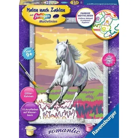 Ravensburger Malen nach Zahlen - Galoppierender Schimmel