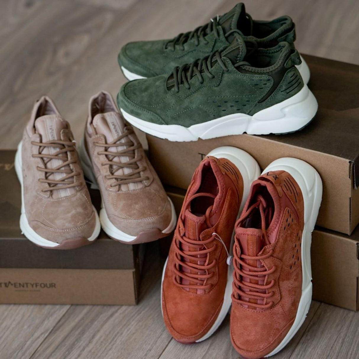 Twentyfour<br>1222 Leather Sneaker