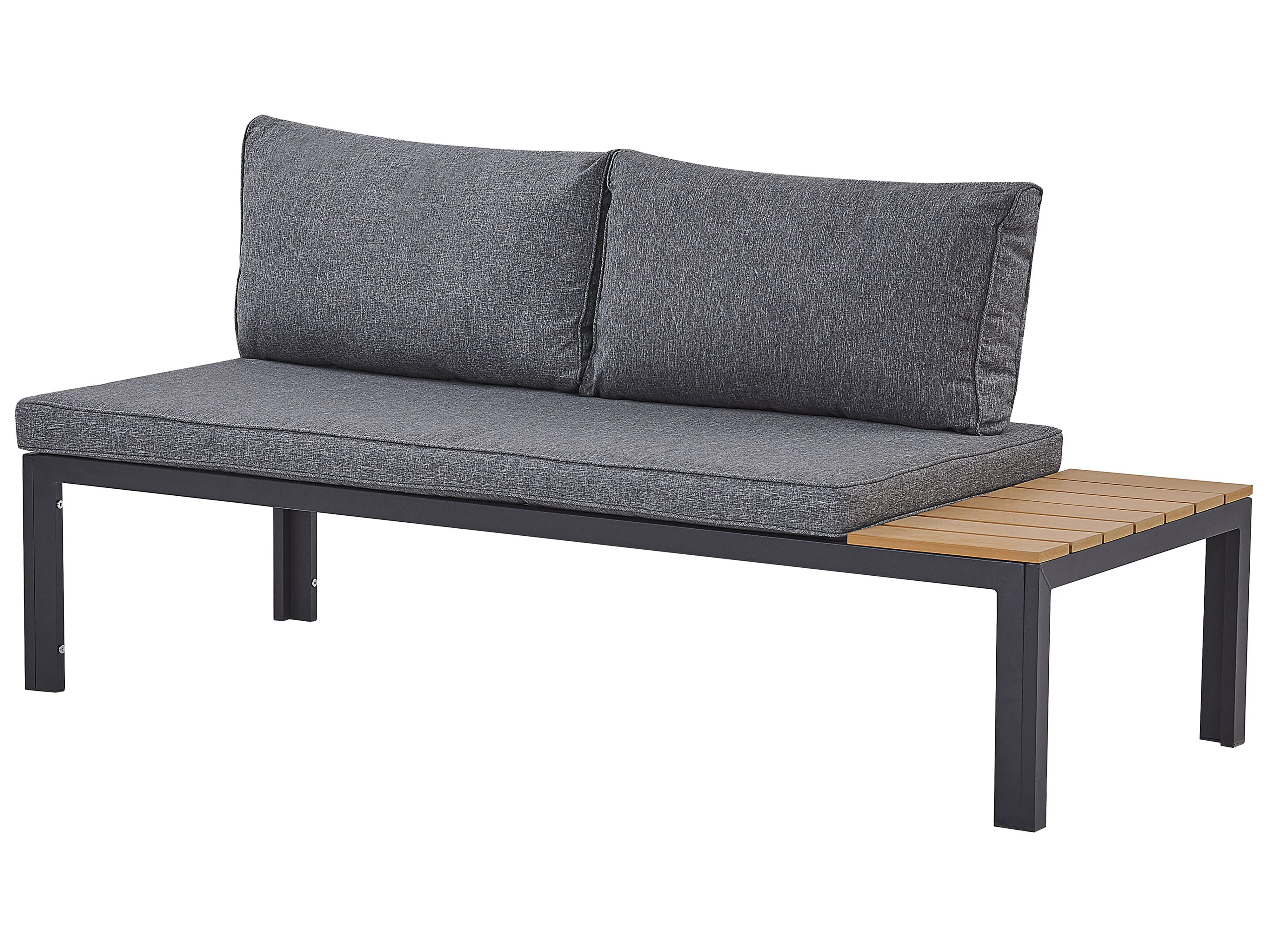 Tuin hoekloungeset met tafel 4-zits PIENZA II rechtszijdig modulair Grijs