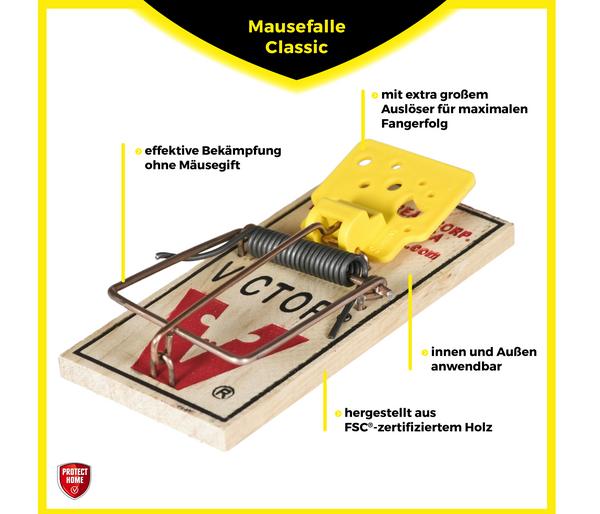 PROTECT HOME Mausefallen Classic, 2 Stk.