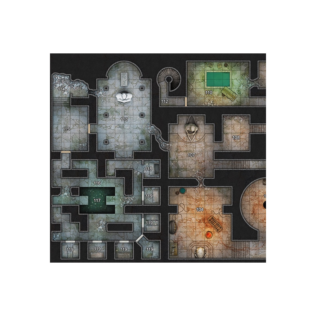 Scarlet Citadel 5E - Map Folio