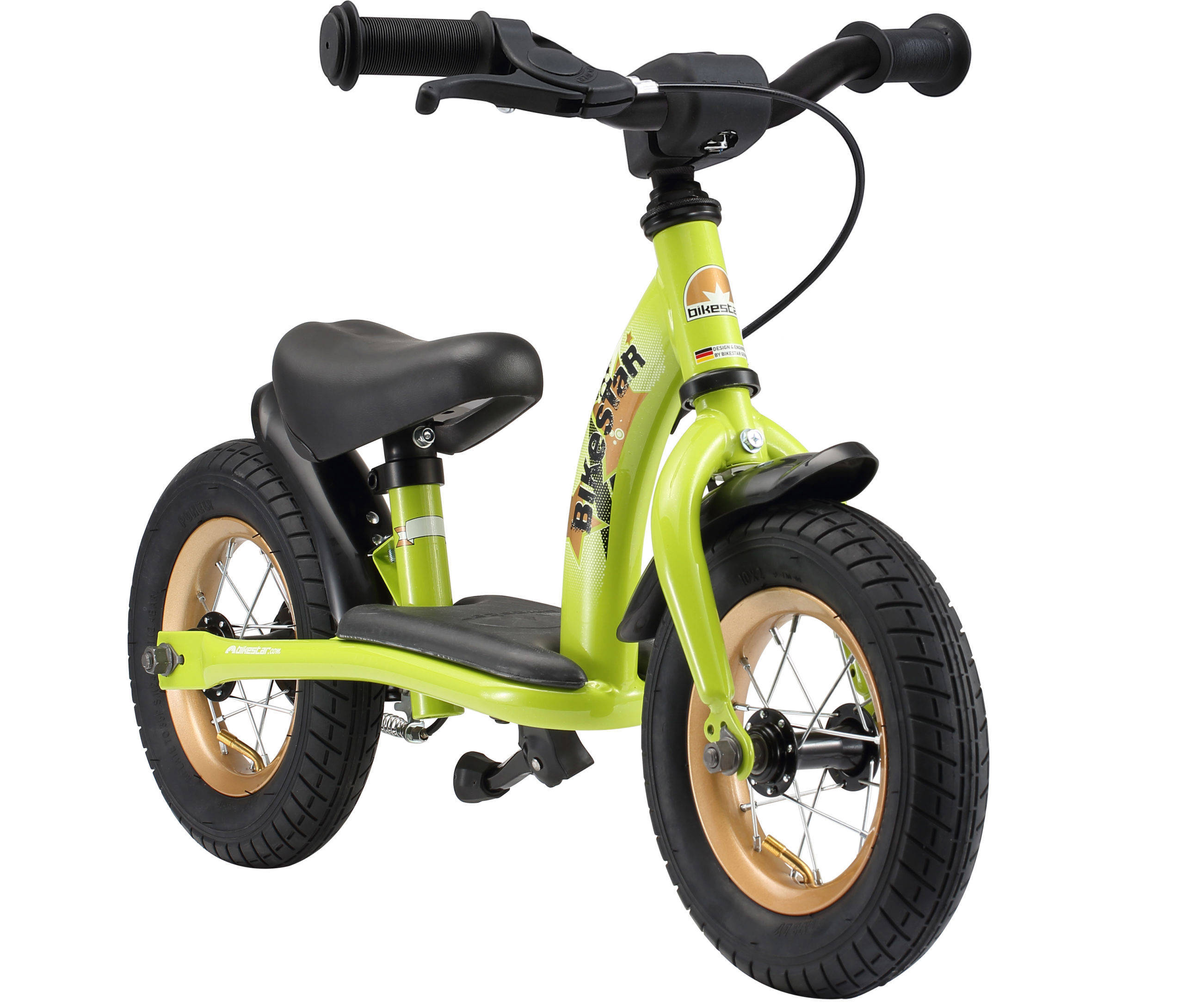 BikeStar Classic, 10 inch loopfiets, groen