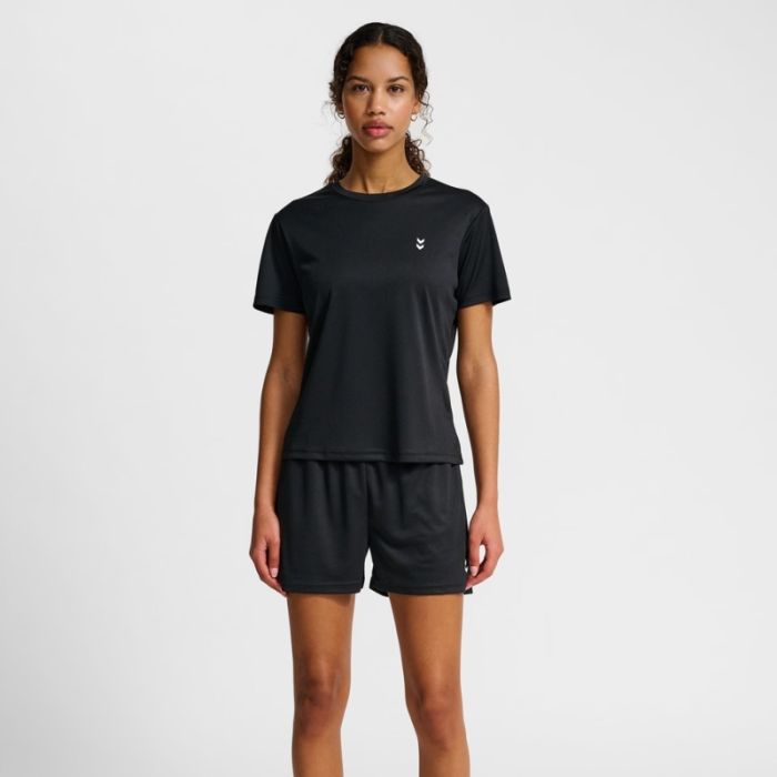 Hummel Dame T-shirts Pulse Training SS Tee Sort
