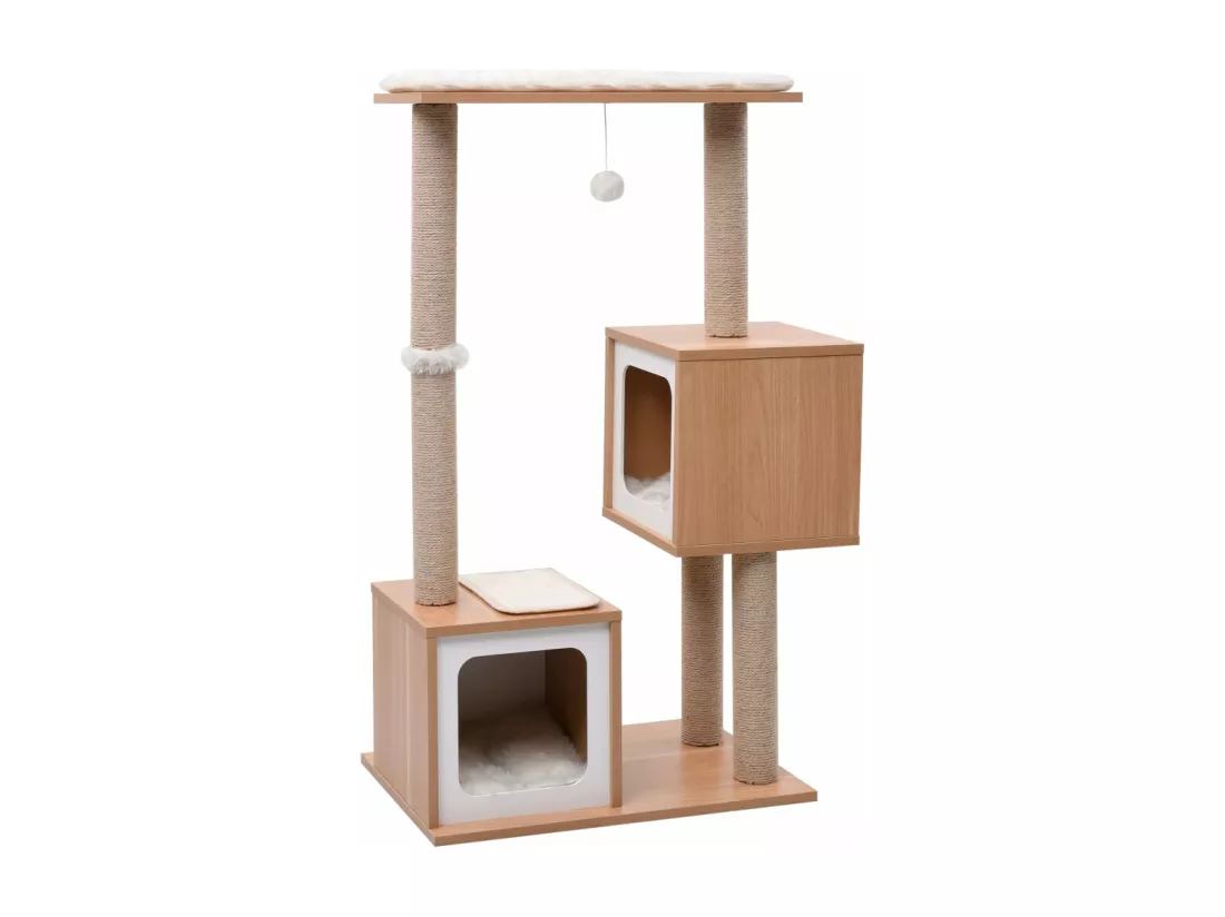 Arbre à chat avec tapis à gratter en sisal 104 cm