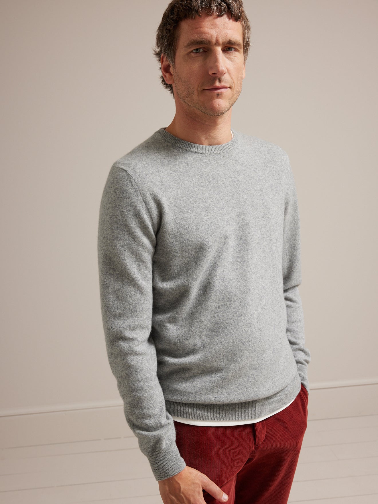 Pull col rond homme - Collection Cachemire