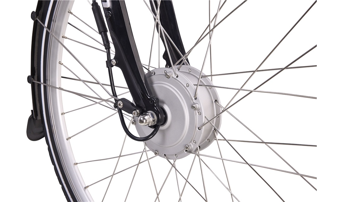 El-cykel City herre 36V-10,4Ah 3-gear sort