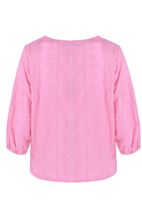Fluresk roze dames blouse
