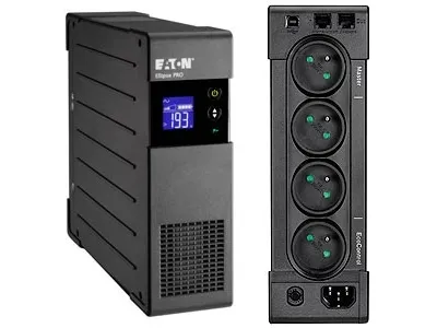 Eaton Ellipse PRO 650 - UPS - AC 230 V - 400 Watt - 650 VA - 7 At - USB - output-stikforbindelser: 4 - 2U - 19