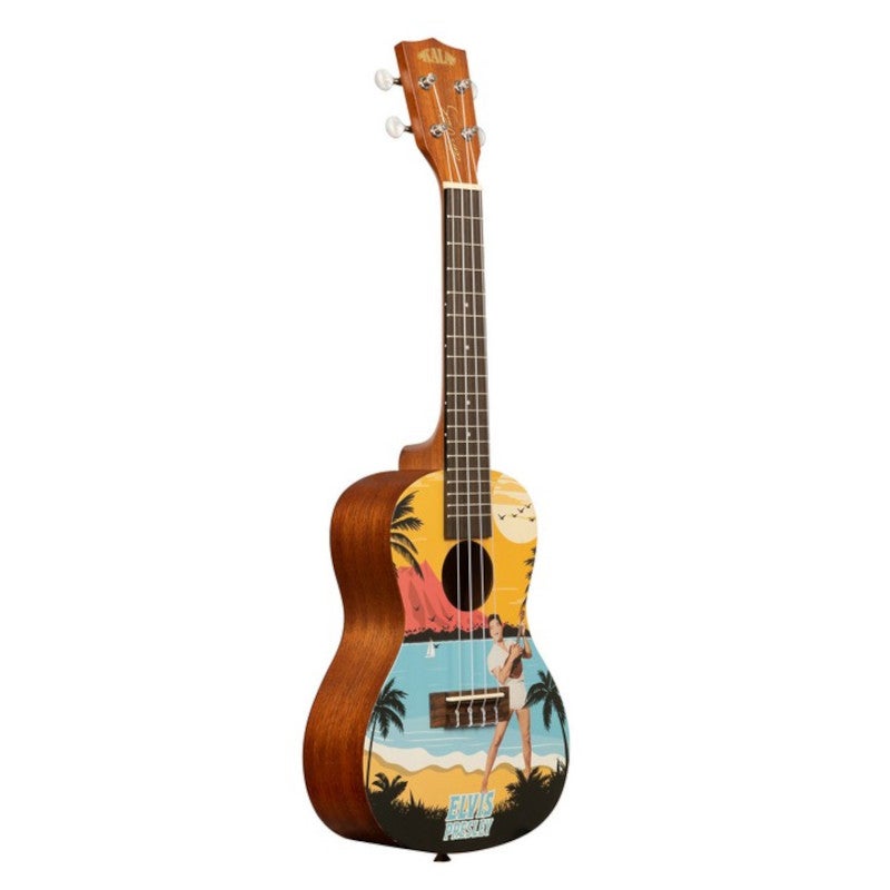 Kala Learn To Play Elvis Blue Hawaii concert ukelele set