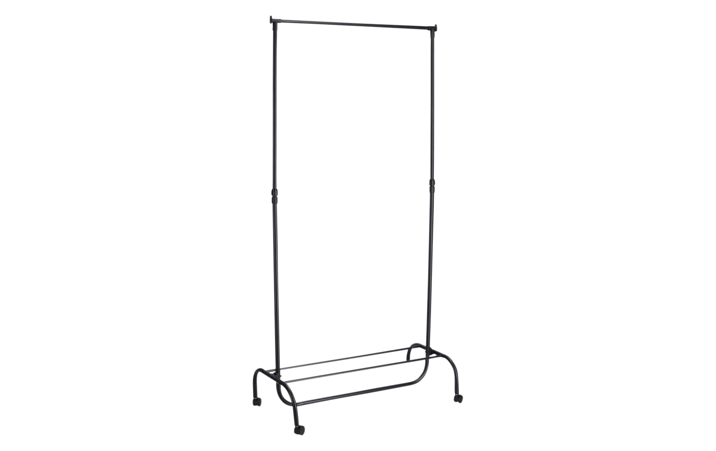 Zeller Present Garderobenständer »86 x 43 x 108-175 cm, Schwarz«