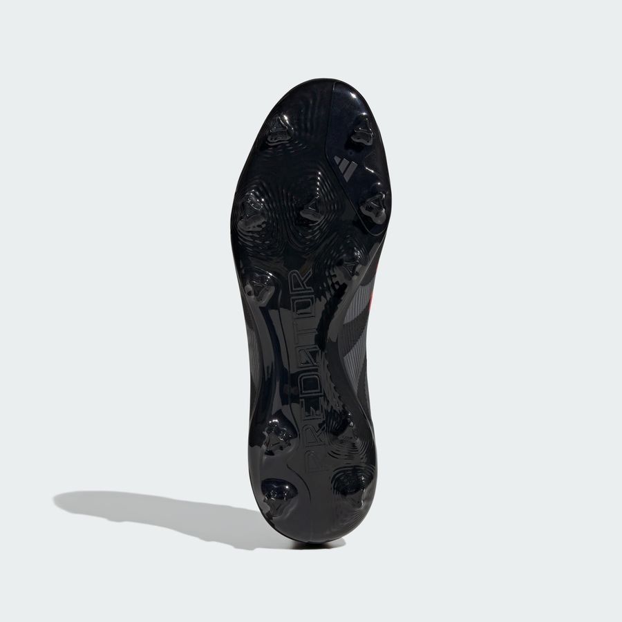 adidas Predator League FG/AG Stealth Victory - Noir/Gris/Lucid Red