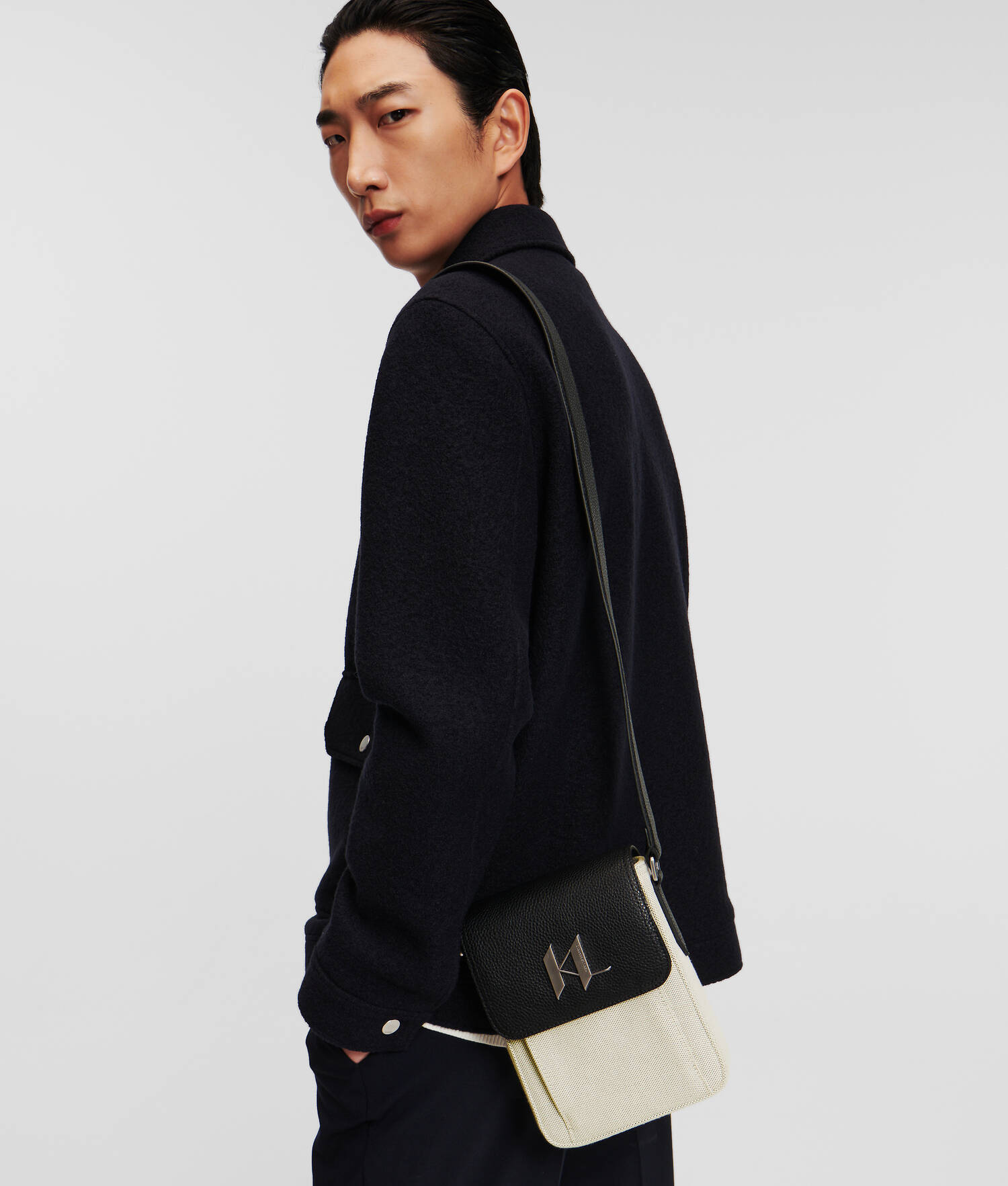 SAC BANDOULIÈRE EN TOILE K/PLAK