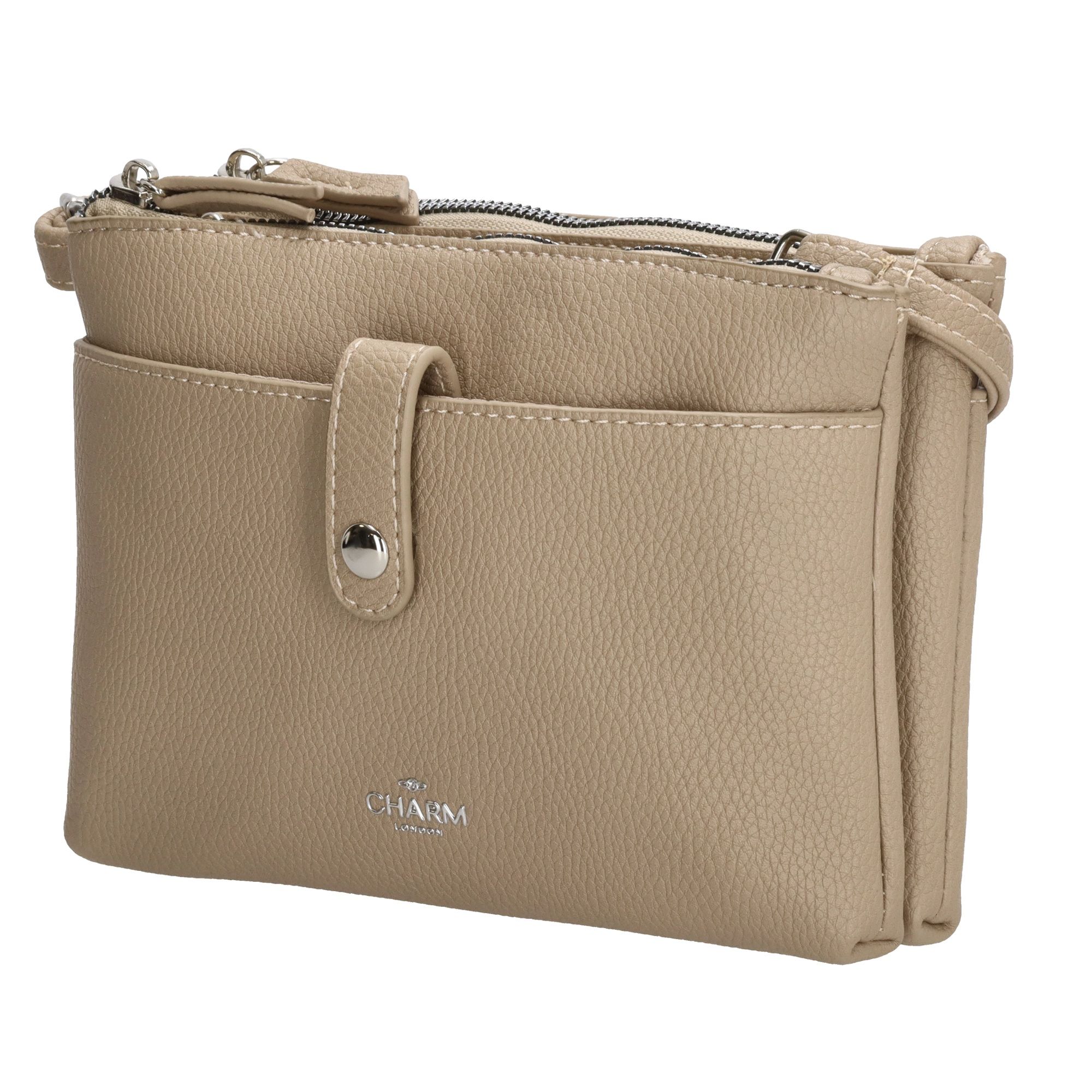 Charm London Stratford Schoudertasje Taupe